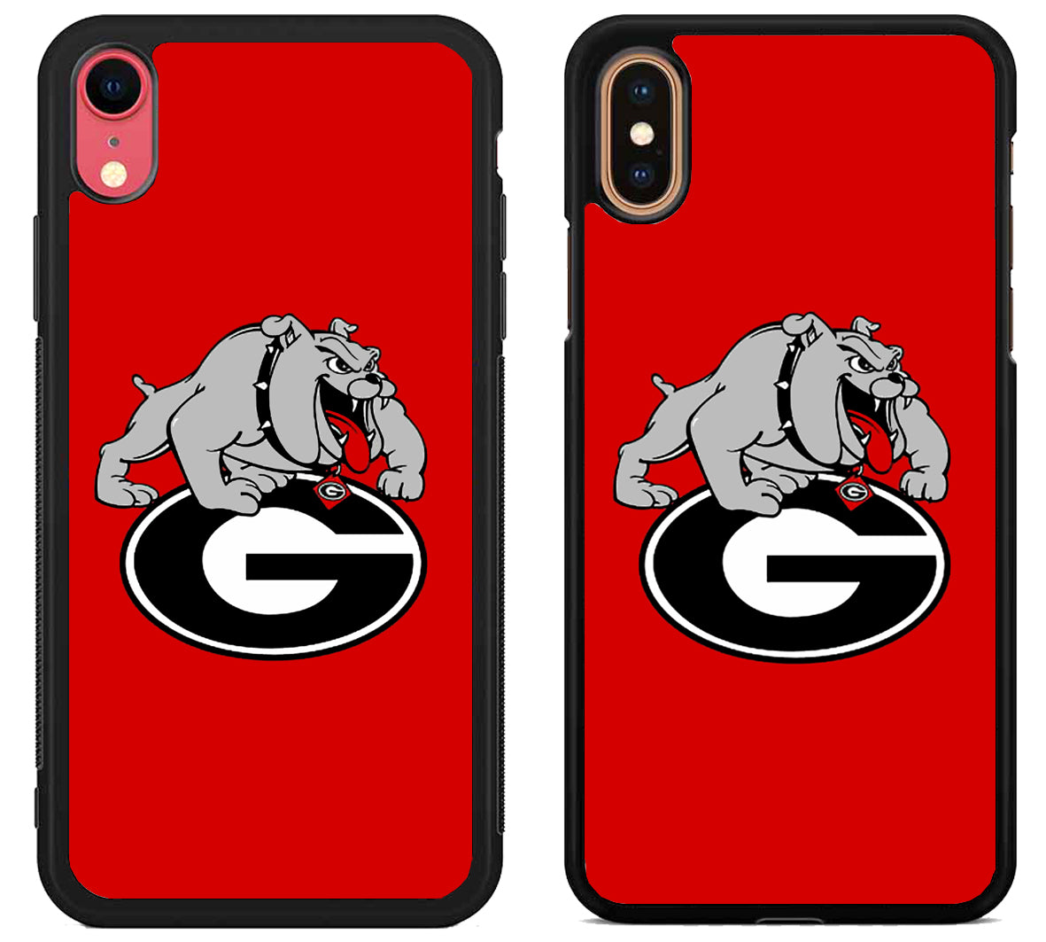 Georgia Bulldogs Red Logo iPhone X | Xs | Xr | Xs Max Case