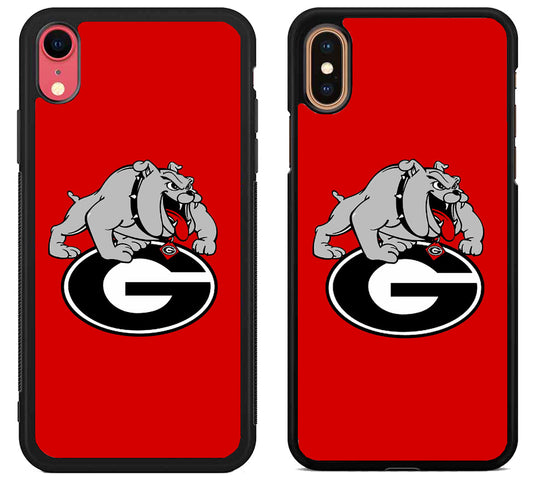 Georgia Bulldogs Red Logo iPhone X | Xs | Xr | Xs Max Case