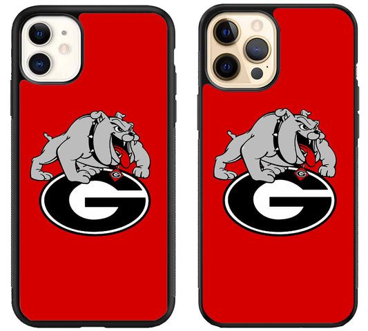 Georgia Bulldogs Red Logo iPhone 12 | 12 Mini | 12 Pro | 12 Pro Max Case