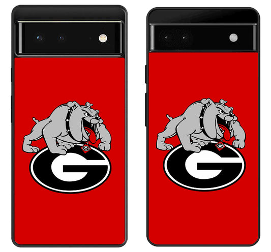 Georgia Bulldogs Red Logo Google Pixel 6 | 6A | 6 Pro Case