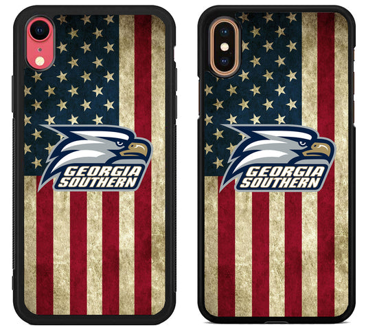 Georgia Southern Eagles Flag iPhone X | Xs | Xr | Xs Max Case