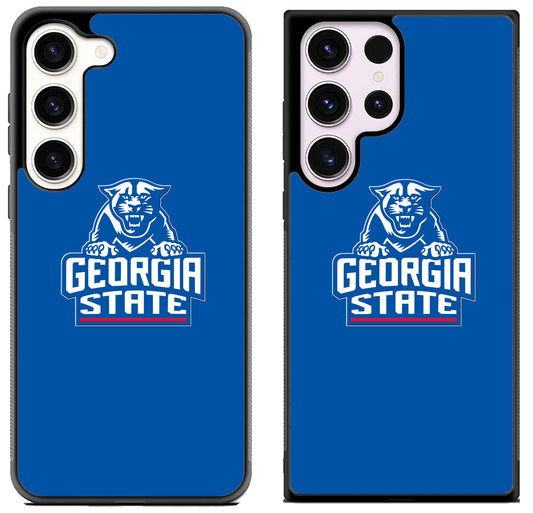 Georgia State Panthers Logo Blue Samsung Galaxy S23 | S23+ | S23 Ultra Case