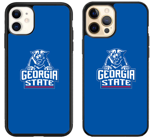 Georgia State Panthers Logo iPhone 12 | 12 Mini | 12 Pro | 12 Pro Max Case