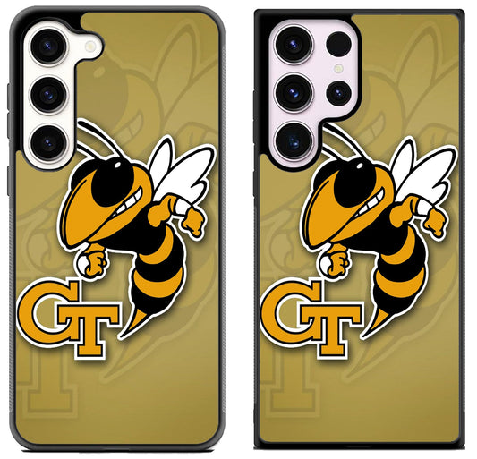 Georgia Tech Yellow Jackets Background Samsung Galaxy S23 | S23+ | S23 Ultra Case