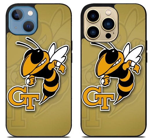 Georgia Tech Yellow Jackets Background iPhone 14 | 14 Plus | 14 Pro | 14 Pro Max Case