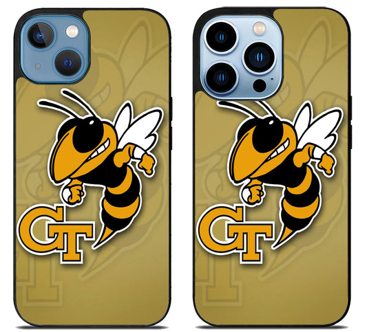 Georgia Tech Yellow Jackets Background iPhone 13 | 13 Mini | 13 Pro | 13 Pro Max Case
