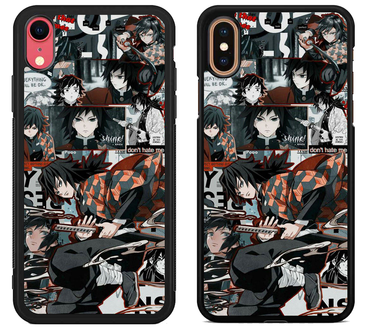 Giyu Tomioka Demon Slayer Collage iPhone X | Xs | Xr | Xs Max Case