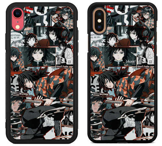 Giyu Tomioka Demon Slayer Collage iPhone X | Xs | Xr | Xs Max Case