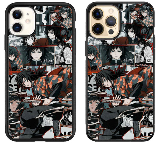 Giyu Tomioka Demon Slayer Collage iPhone 12 | 12 Mini | 12 Pro | 12 Pro Max Case