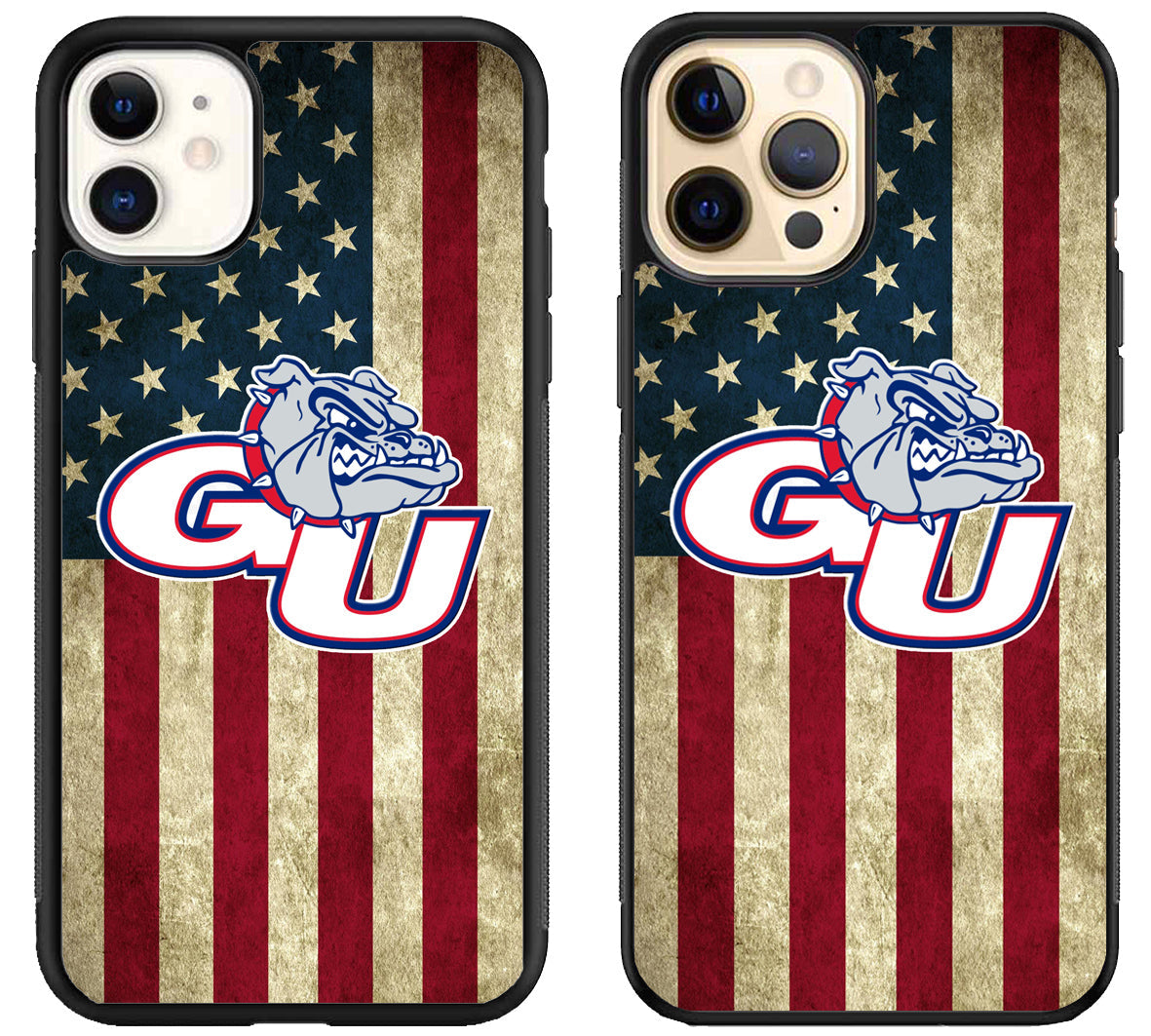 Gonzaga Bulldogs University Flag iPhone 12 | 12 Mini | 12 Pro | 12 Pro Max Case