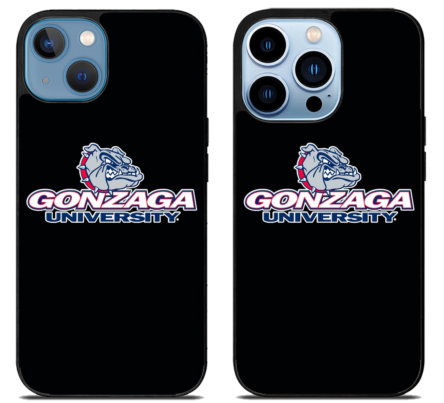 Gonzaga University Bulldogs Black iPhone 13 | 13 Mini | 13 Pro | 13 Pro Max Case