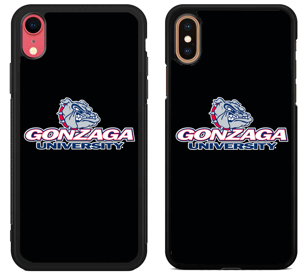 Gonzaga University Bulldogs Black iPhone X | Xs | Xr | Xs Max Case