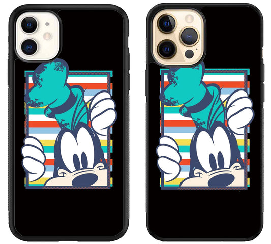 Goofy Disney Black iPhone 12 | 12 Mini | 12 Pro | 12 Pro Max Case