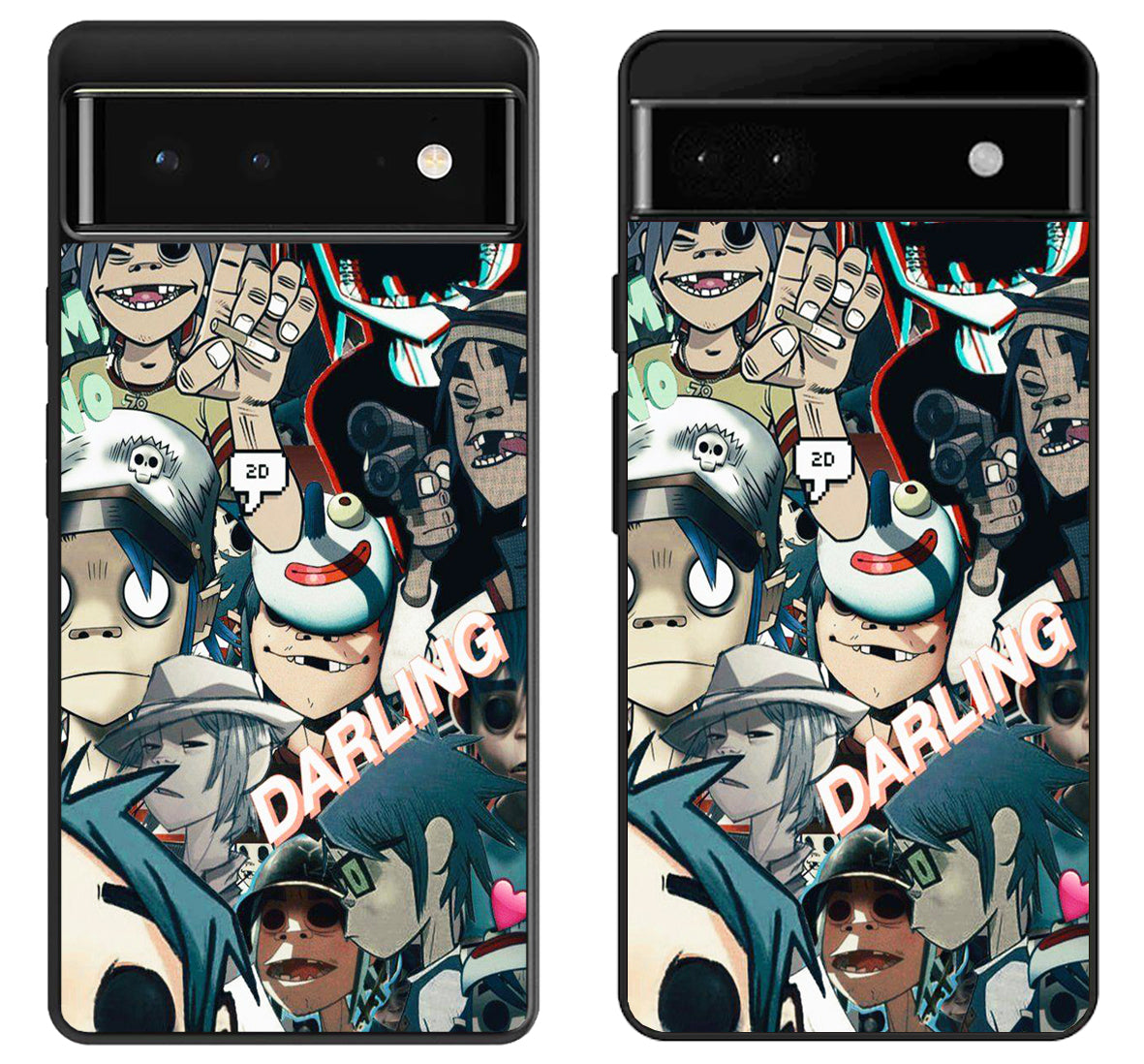 Gorillaz Collage Google Pixel 6 | 6A | 6 Pro Case