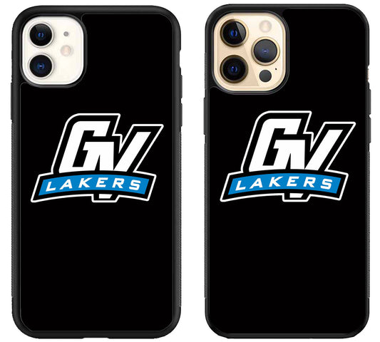 Grand Valley State Lakers Black iPhone 12 | 12 Mini | 12 Pro | 12 Pro Max Case