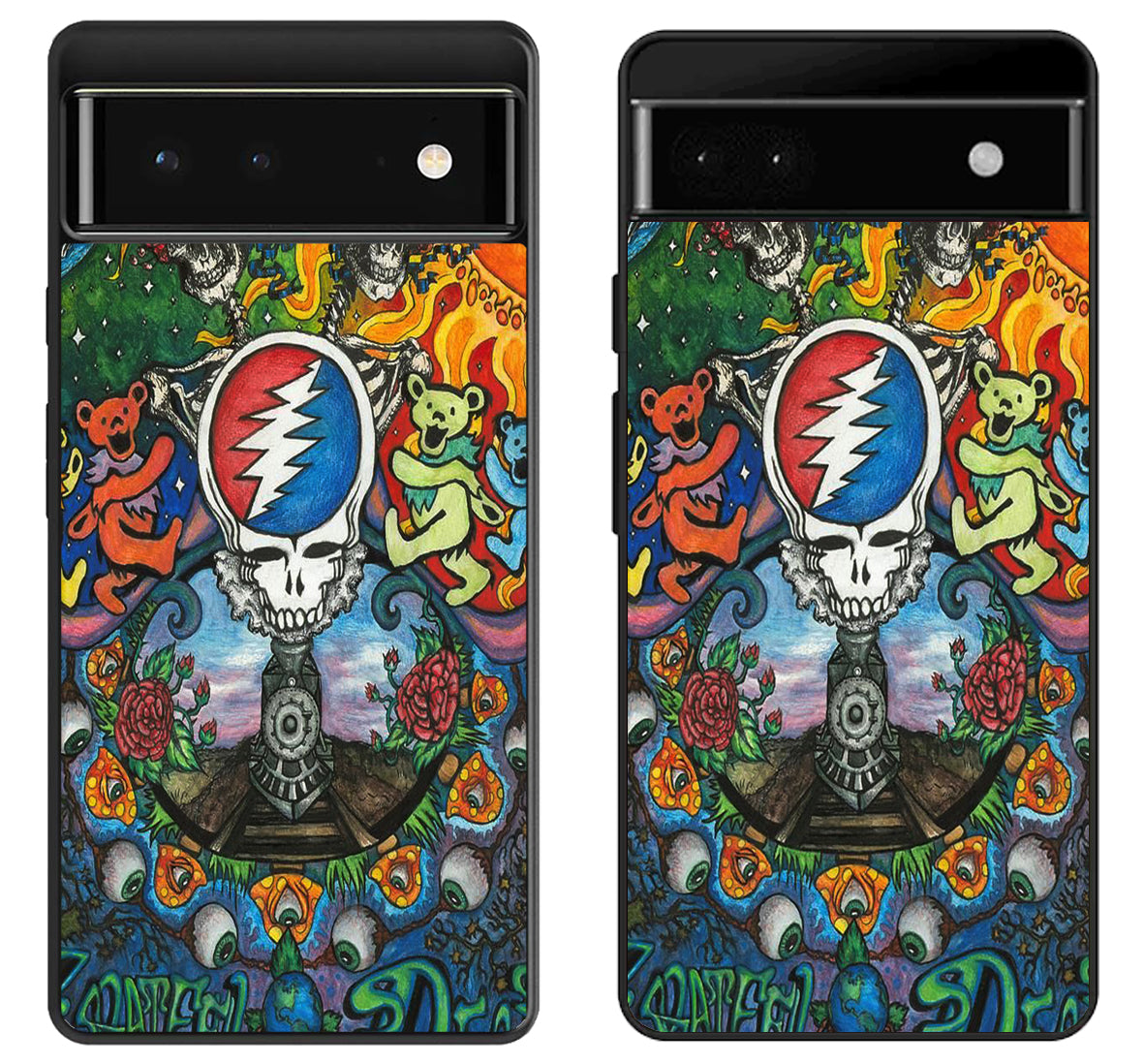 Grateful Dead Bear Cover Google Pixel 6 | 6A | 6 Pro Case