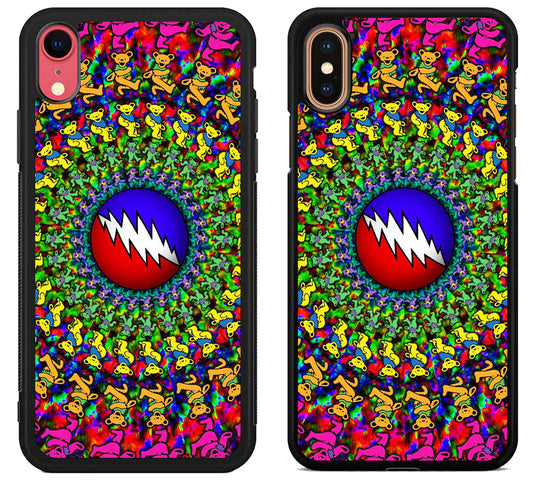 Grateful Dead Bear Collage iPhone X | Xs | Xr | Xs Max Case