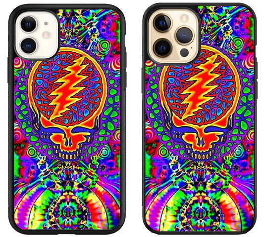 Grateful Dead Skull Tye Dye iPhone 12 | 12 Mini | 12 Pro | 12 Pro Max Case