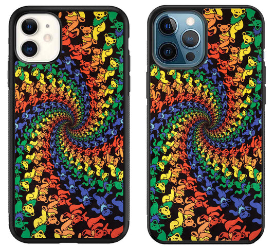 Grateful dead Bear Tye Dye Rainbow iPhone 11 | 11 Pro | 11 Pro Max Case