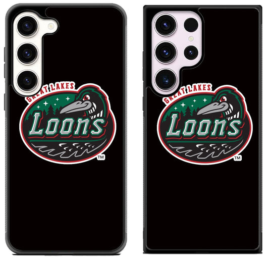 Great Lakes Loons Black Samsung Galaxy S23 | S23+ | S23 Ultra Case