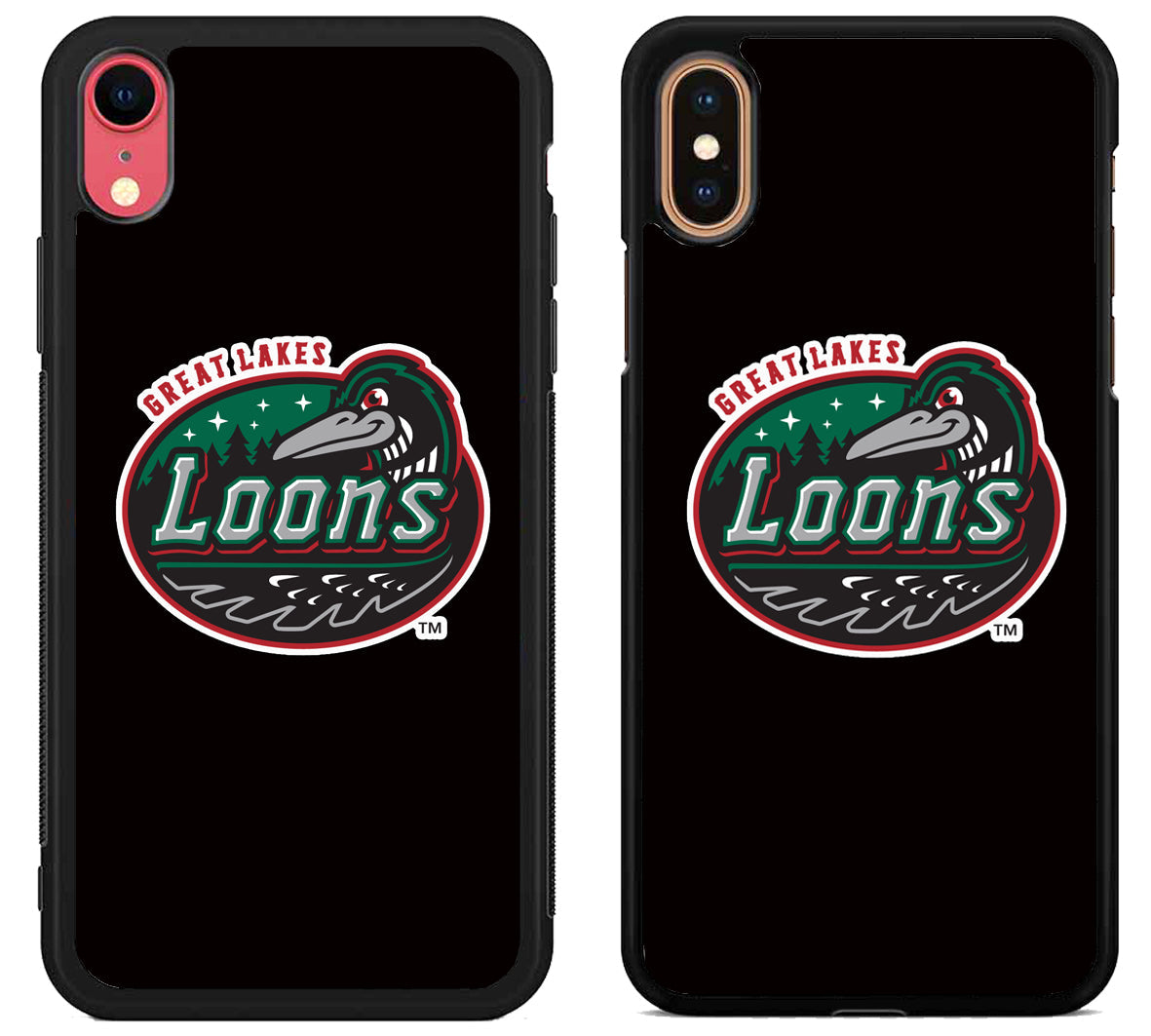 Great Lakes Loons Black iPhone X | Xs | Xr | Xs Max Case