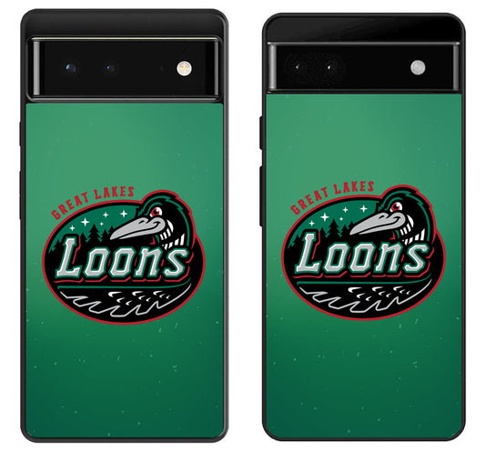 Great Lakes Loons Logo Google Pixel 6 | 6A | 6 Pro Case