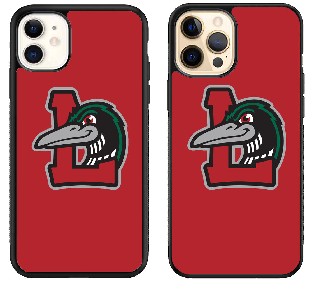 Great Lakes Loons Red iPhone 12 | 12 Mini | 12 Pro | 12 Pro Max Case