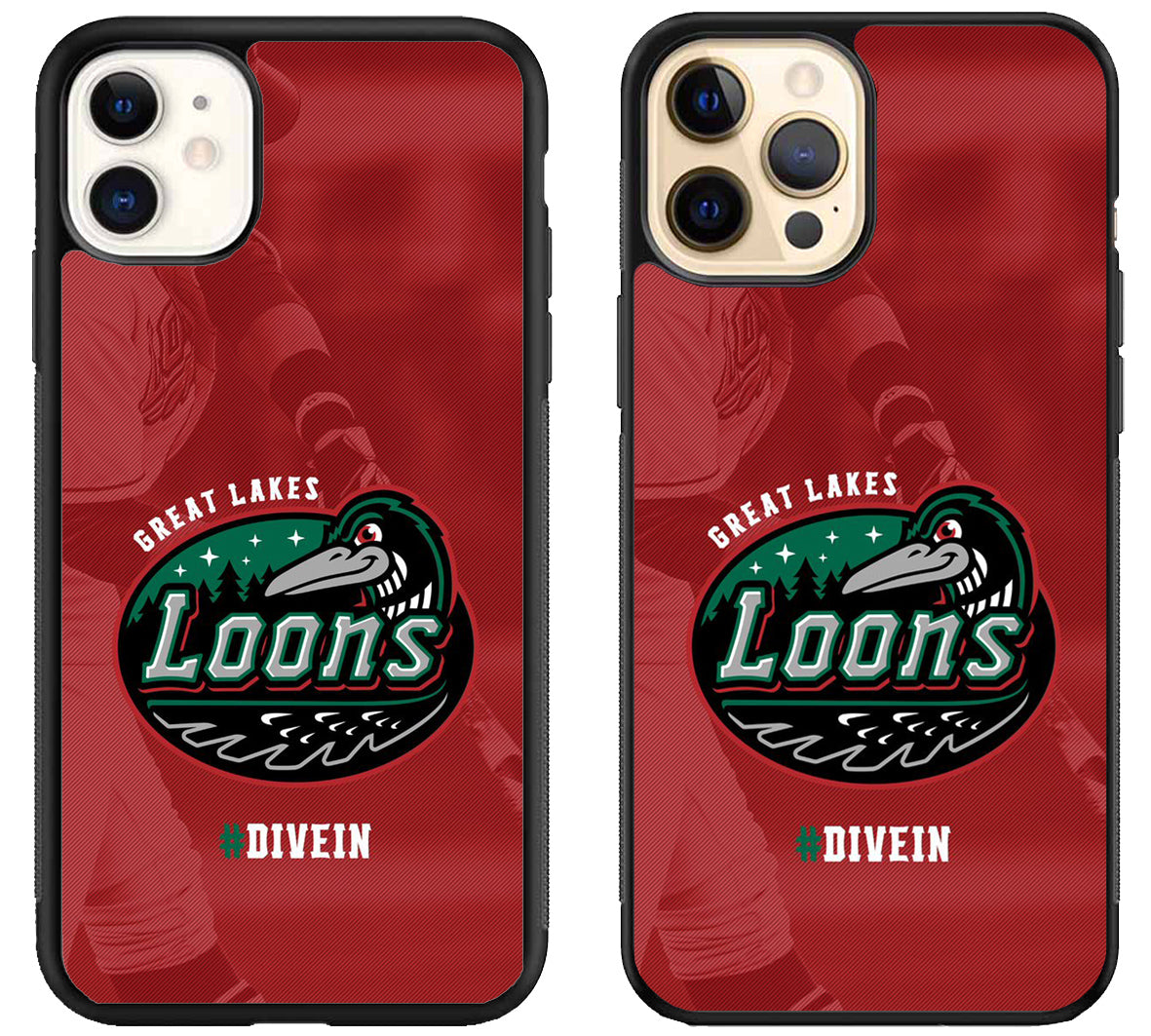 Great Lakes Loons Wallpaper iPhone 12 | 12 Mini | 12 Pro | 12 Pro Max Case