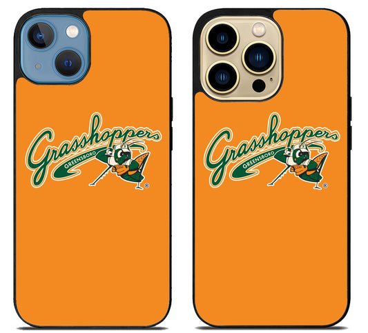 Greensboro Grasshoppers Logo iPhone 14 | 14 Plus | 14 Pro | 14 Pro Max Case