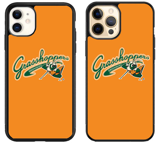 Greensboro Grasshoppers Logo iPhone 12 | 12 Mini | 12 Pro | 12 Pro Max Case