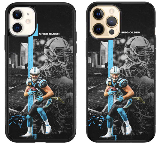 Greg Olsen NFL Carolina Panther iPhone 12 | 12 Mini | 12 Pro | 12 Pro Max Case