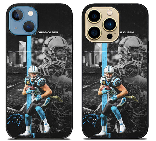 Greg Olsen NFL Carolina Panther iPhone 14 | 14 Plus | 14 Pro | 14 Pro Max Case