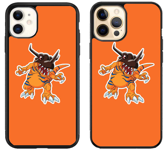 Greymon Digimon Style iPhone 12 | 12 Mini | 12 Pro | 12 Pro Max Case