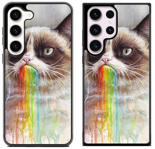 Grumpy Cat Rainbow Samsung Galaxy S23 | S23+ | S23 Ultra Case