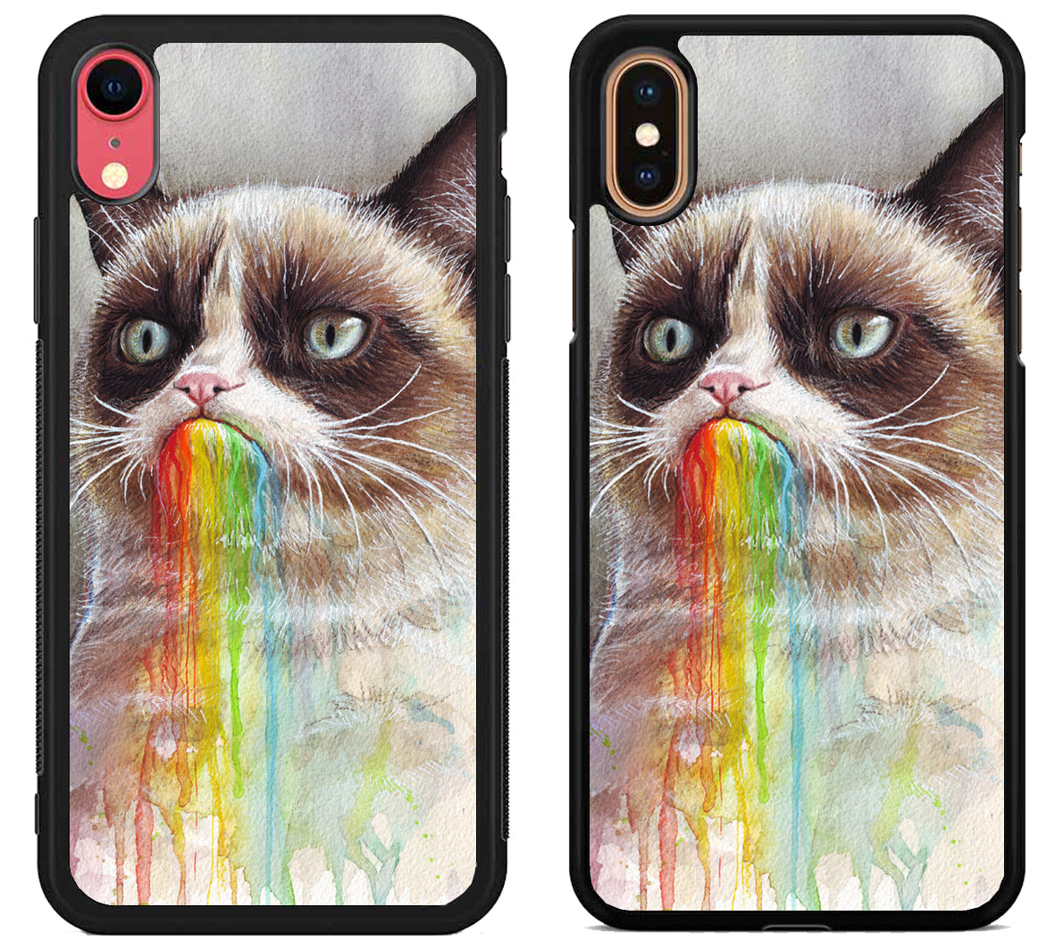 Grumpy Cat Rainbow iPhone X | Xs | Xr | Xs Max Case