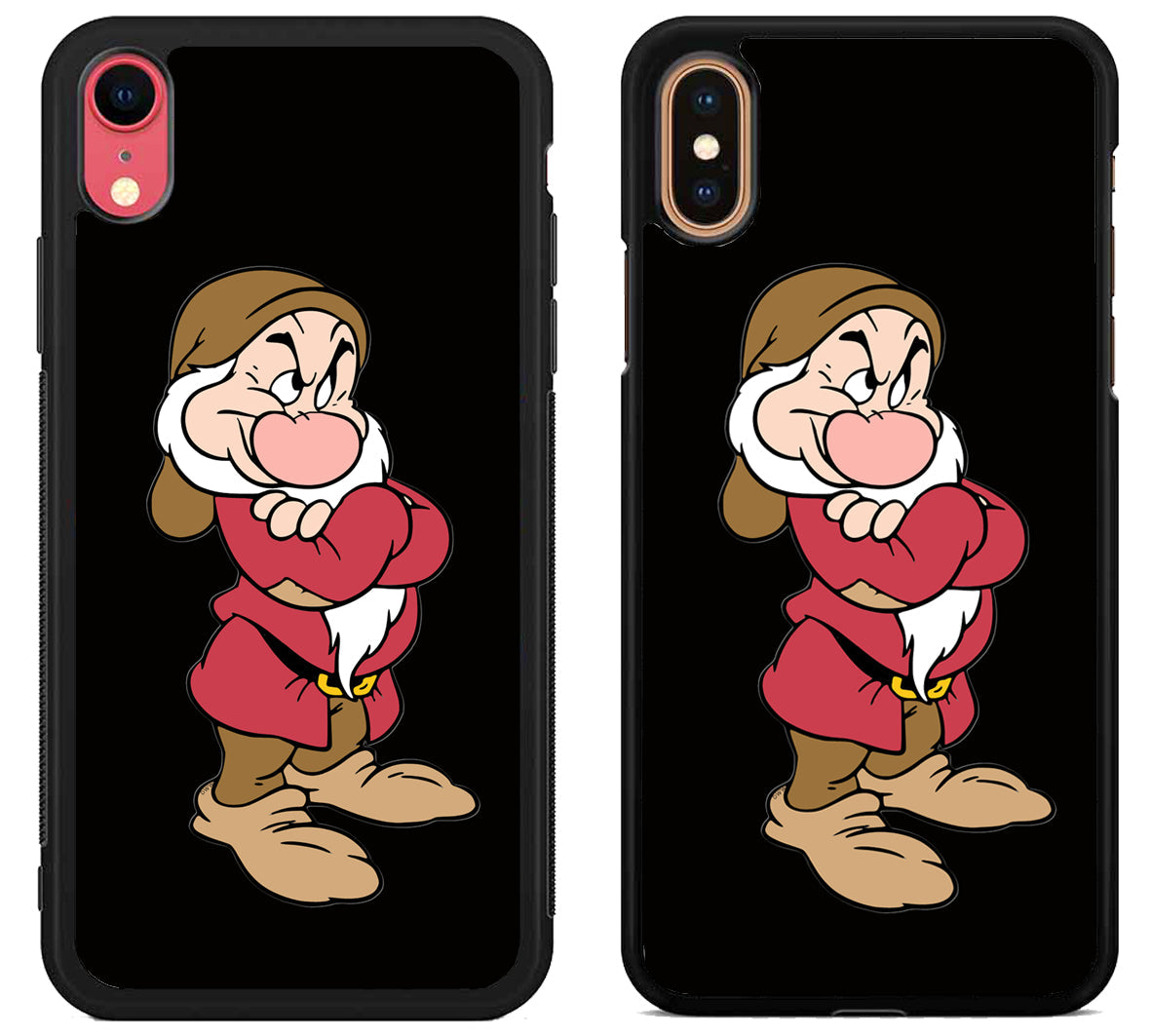 Grumpy Snow White Black iPhone X | Xs | Xr | Xs Max Case