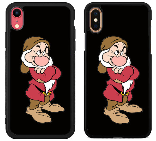 Grumpy Snow White Black iPhone X | Xs | Xr | Xs Max Case