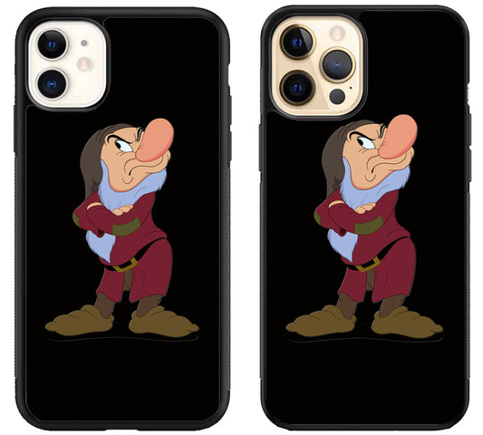 Grumpy Snow White Stylish iPhone 12 | 12 Mini | 12 Pro | 12 Pro Max Case