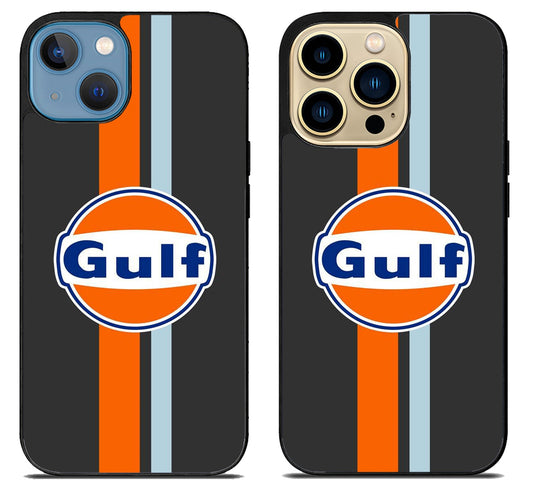Gulf Racing Oil iPhone 14 | 14 Plus | 14 Pro | 14 Pro Max Case