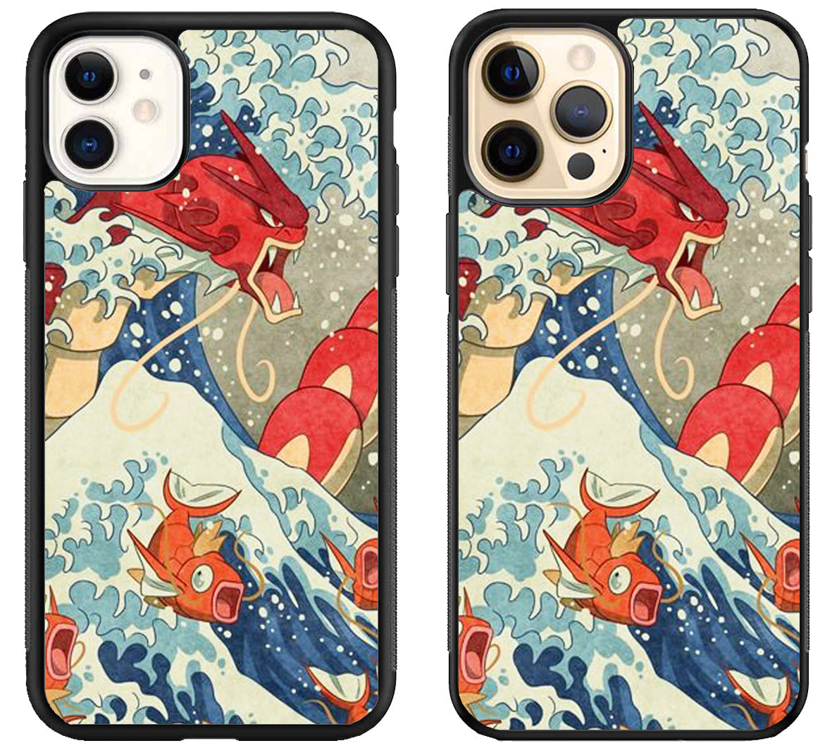 Gyarados Great Wave off Kanto iPhone 12 | 12 Mini | 12 Pro | 12 Pro Max Case