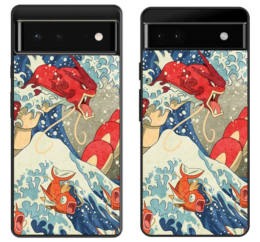 Gyarados Great Wave off Kanto Google Pixel 6 | 6A | 6 Pro Case