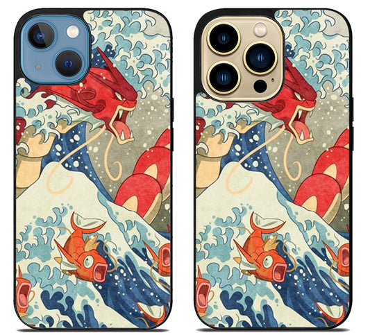 Gyarados Great Wave off Kanto iPhone 14 | 14 Plus | 14 Pro | 14 Pro Max Case