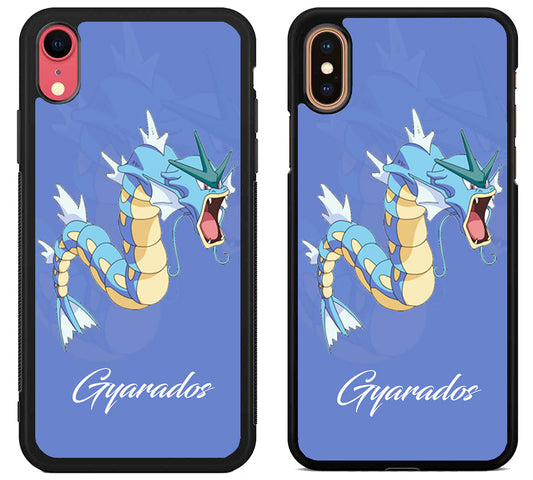 Gyarados Pokemon Background iPhone X | Xs | Xr | Xs Max Case