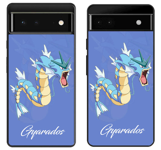 Gyarados Pokemon Background Google Pixel 6 | 6A | 6 Pro Case