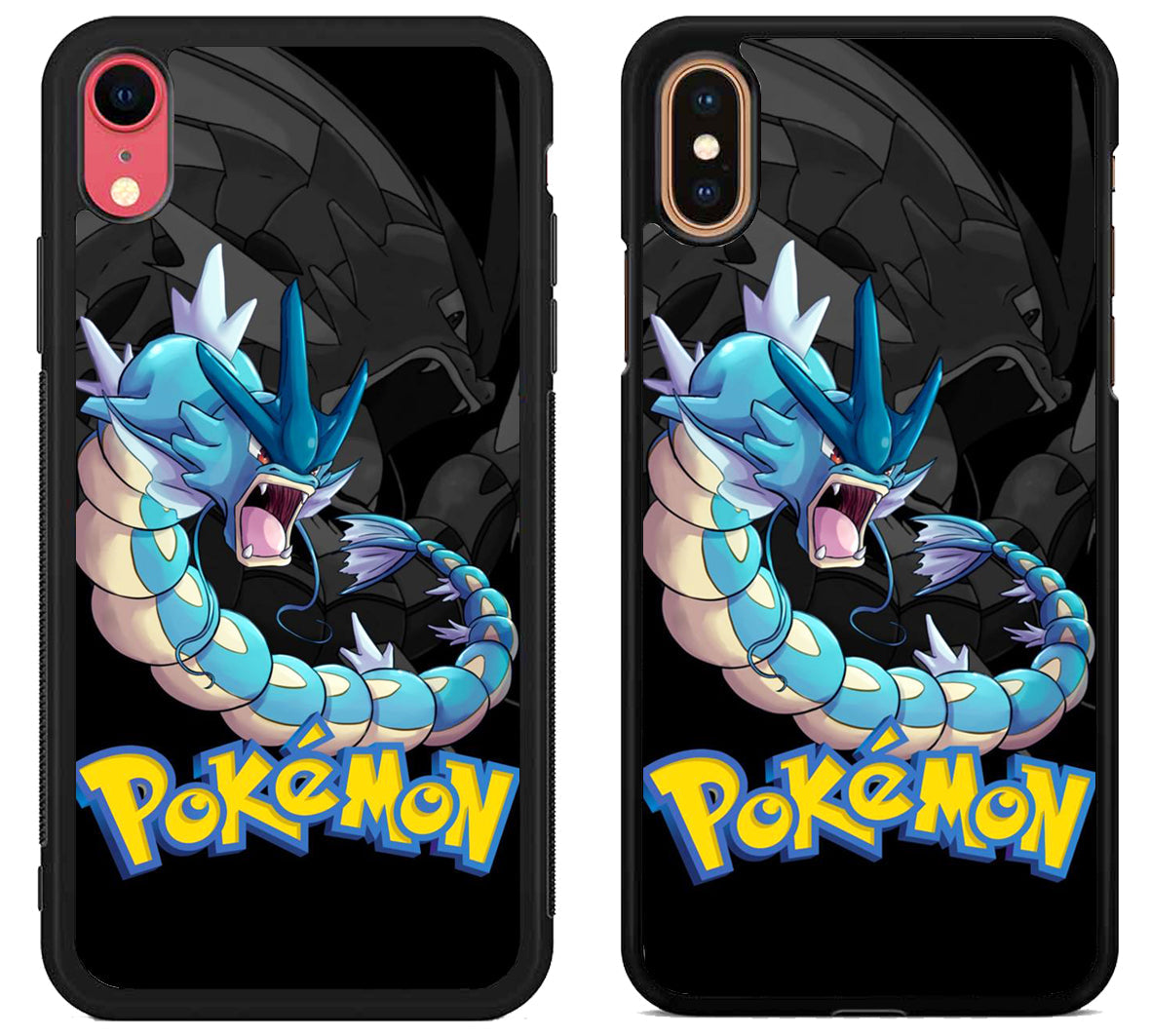 Gyarados Pokemon Black iPhone X | Xs | Xr | Xs Max Case