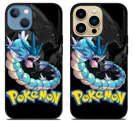 Gyarados Pokemon Black iPhone 14 | 14 Plus | 14 Pro | 14 Pro Max Case