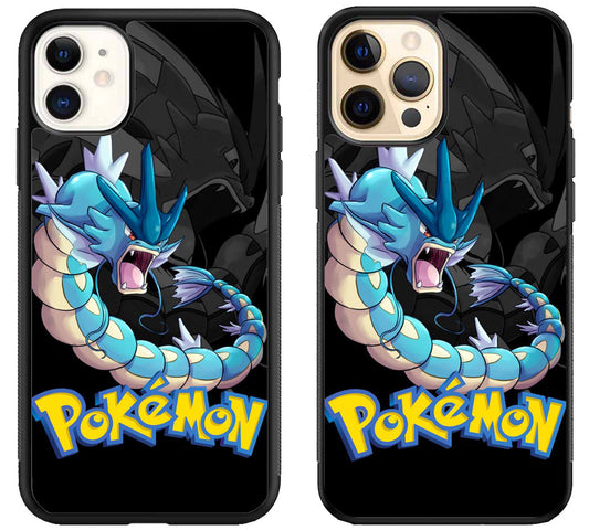 Gyarados Pokemon Black iPhone 12 | 12 Mini | 12 Pro | 12 Pro Max Case