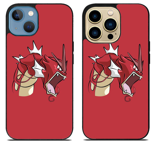 Gyarados Pokemon Red iPhone 14 | 14 Plus | 14 Pro | 14 Pro Max Case
