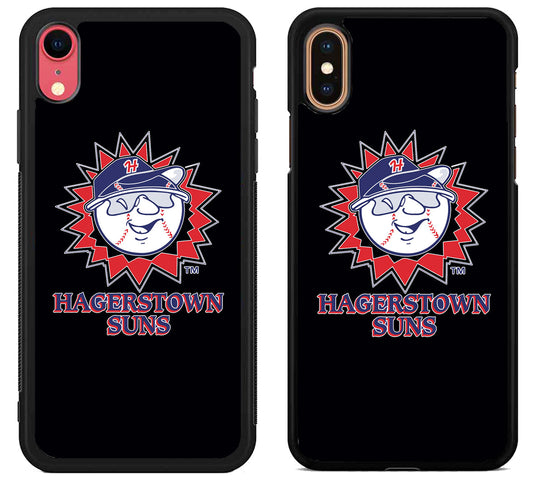 Hagerstown Suns Black iPhone X | Xs | Xr | Xs Max Case