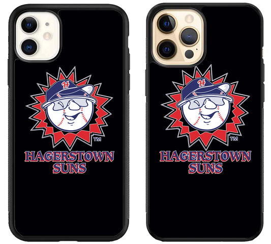 Hagerstown Suns Black iPhone 12 | 12 Mini | 12 Pro | 12 Pro Max Case